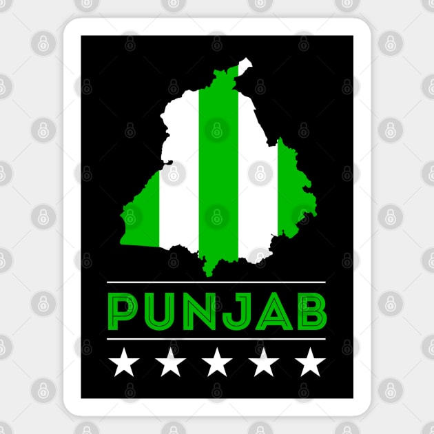 PUNJABLAND - THE LAND OF FIVE RIVERS Magnet by PUNJABISTYL